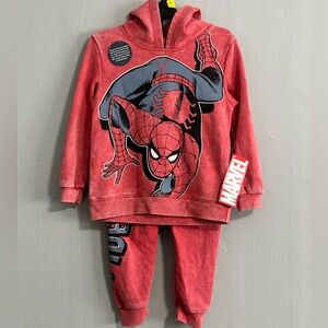 Marvel Red Spider-Man Hoodie and Jogger Set